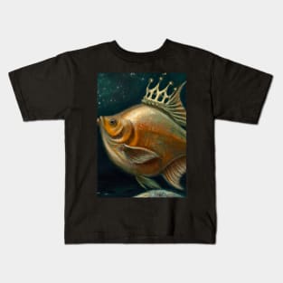 Fish with a Crown Kids T-Shirt